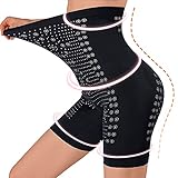 TIPGOUP Tummy Control Panties High Waist Body Shaper Shorts for Women,Unique Fiber Restoration Shaper Abdomen Pants L 88-137LB,Black,1Pcs