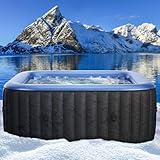 Whirlpool aufblasbar BRAST MSpa Tekapo für 4 Personen 158x158cm...