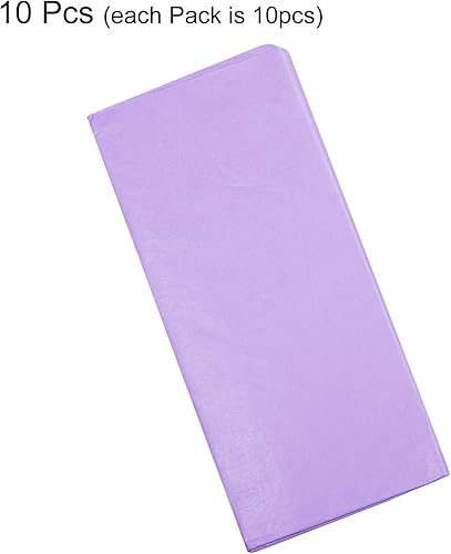 Miniatura 3 de MECCANIXITY 10 hojas de papel de seda grande para regalo, color morado lavanda a granel, 20 x 26 pulgadas, para envolver bolsas de regalo, bodas,