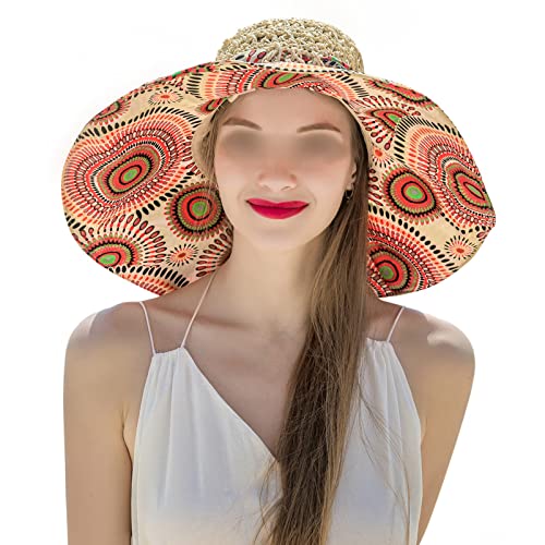 Sombrero de Playa Bohemio con Ala Ancha y Lazo miniatura 7