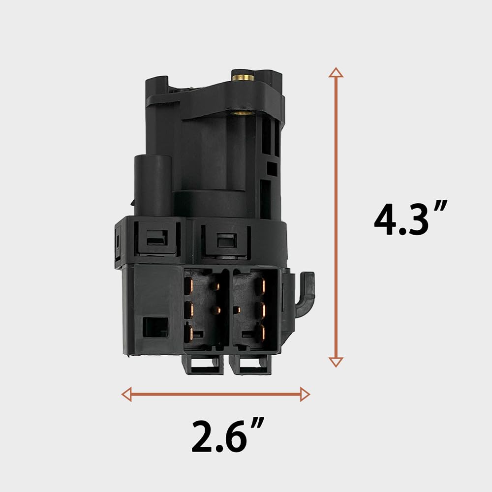 Ignition Switch Ignition Lock Cylinder with 2 Keys Compatible with 2000-2005 Chevy Impala Chevrolet Monte Carlo,1997-2003 Chevy Malibu,97-05 Olds Alero Pontiac Grand Am,Replace 12458191 22599340 10109