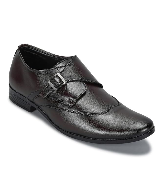 PARAGON K11244G Men's Formal Shoes with Buckle & Comfortable, Sturdy Construction and Stylish Features | Comfortable Office Shoes for Men I Everyday Use