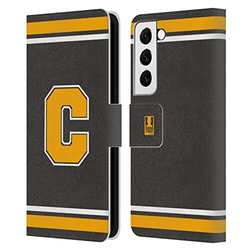Étui Portefeuille Samsung Galaxy S22 5G Orange C Idéal pour le Campus