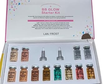 R A Products BB Glow Permanent Treatment Kit BB Glow Starter Kit(Mix-6 Serum,6 Cream)