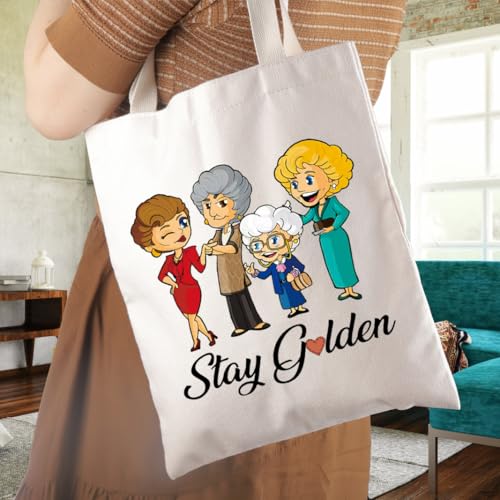 Bolso Tote Dorado Inspirado en Show de TV miniatura 2