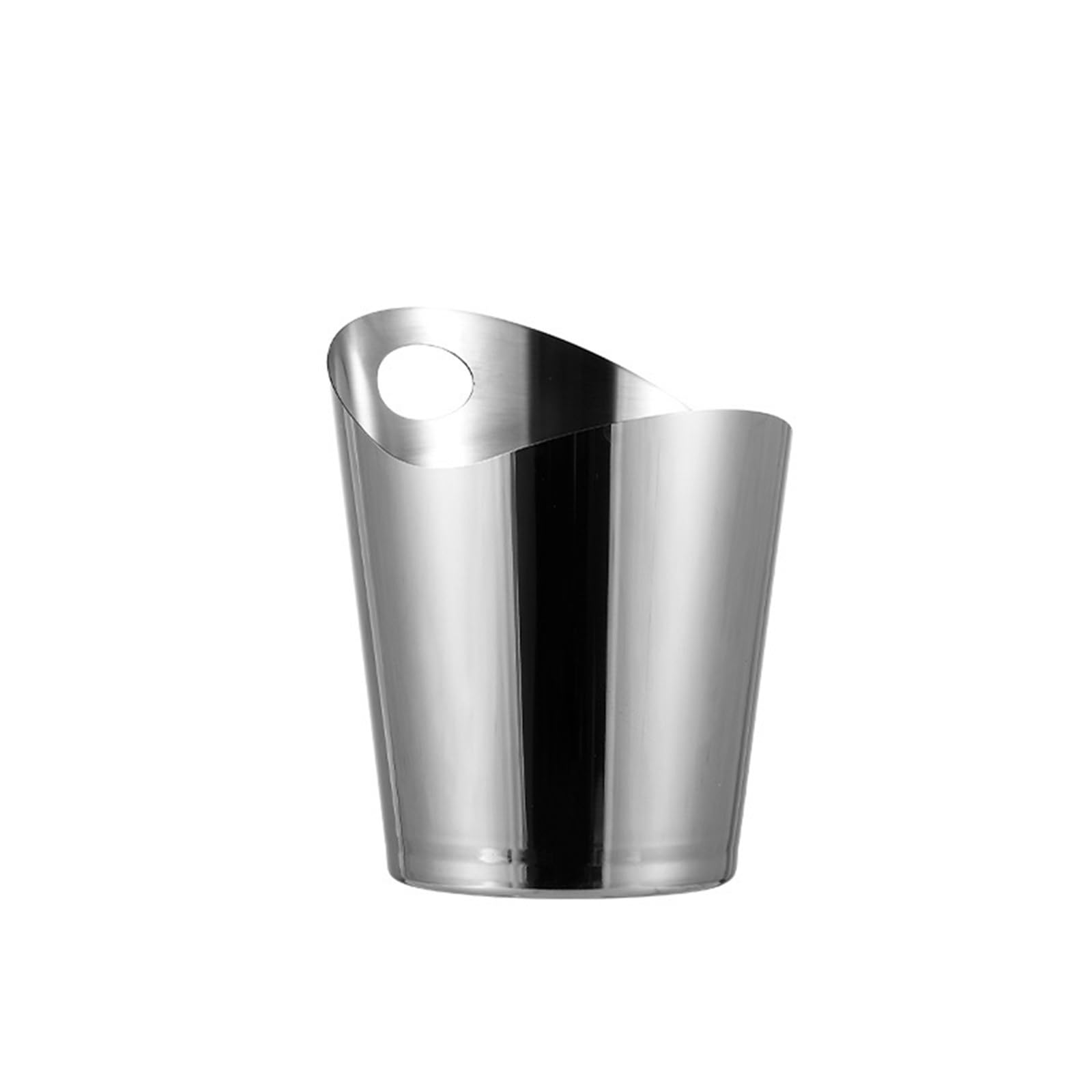 Lijiaxiuyc-101 ice bucket Stainless Steel Ice Bucket With Handle Beverage Tub For Indoor Or Outdoor Bars champagne bucket(Silver)