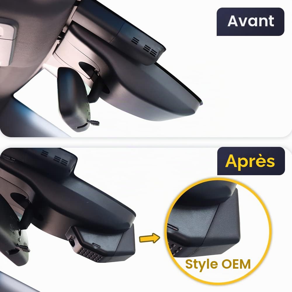 Fitcamx Camera Voiture Convient pour Lexus UX 200 250h F Sport Utility 4D Luxury 2019-2024 (modèle B), Dash Cam 4K OEM vidéo UHD WiFi 2160P, Mode Parking, G-Senseur, Vision Nocturne, WDR, Carte 64 Go