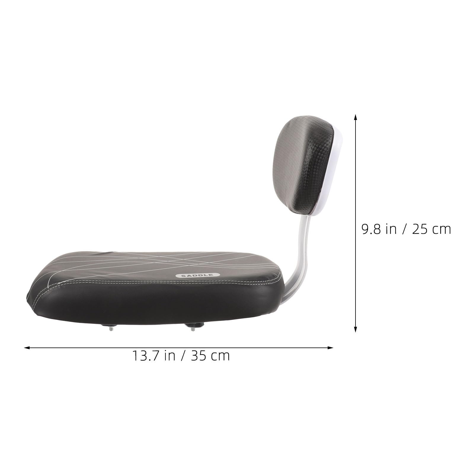 Zerodeko 1 Juego de cojín para Asiento Trasero de Bicicleta Infantil con