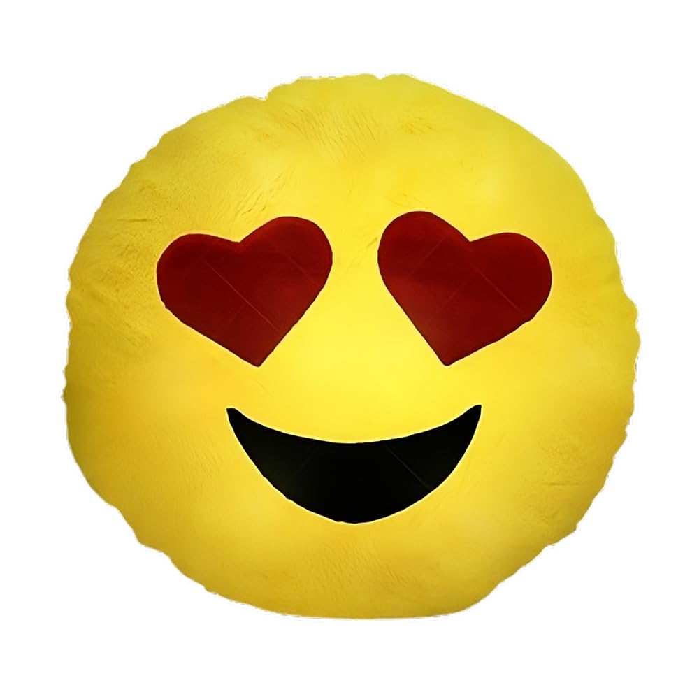 Heart Eyes Light-Up Pillow 18in