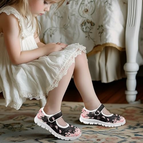 BIGCARJOB Uniform Shoes for Girls School Mary Janes Sneakers Party Dance Shoes Flats Mary Janes Shoes4
