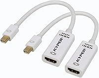 Vista 7 de Kyper USKyper-2788 (1 unidad) Adaptador 4K Mini DisplayPort a HDMI 4K @30Hz Mini DP MDP Thunderbolt 1/2 Compatible con MacBook Pro 2010-15/Air