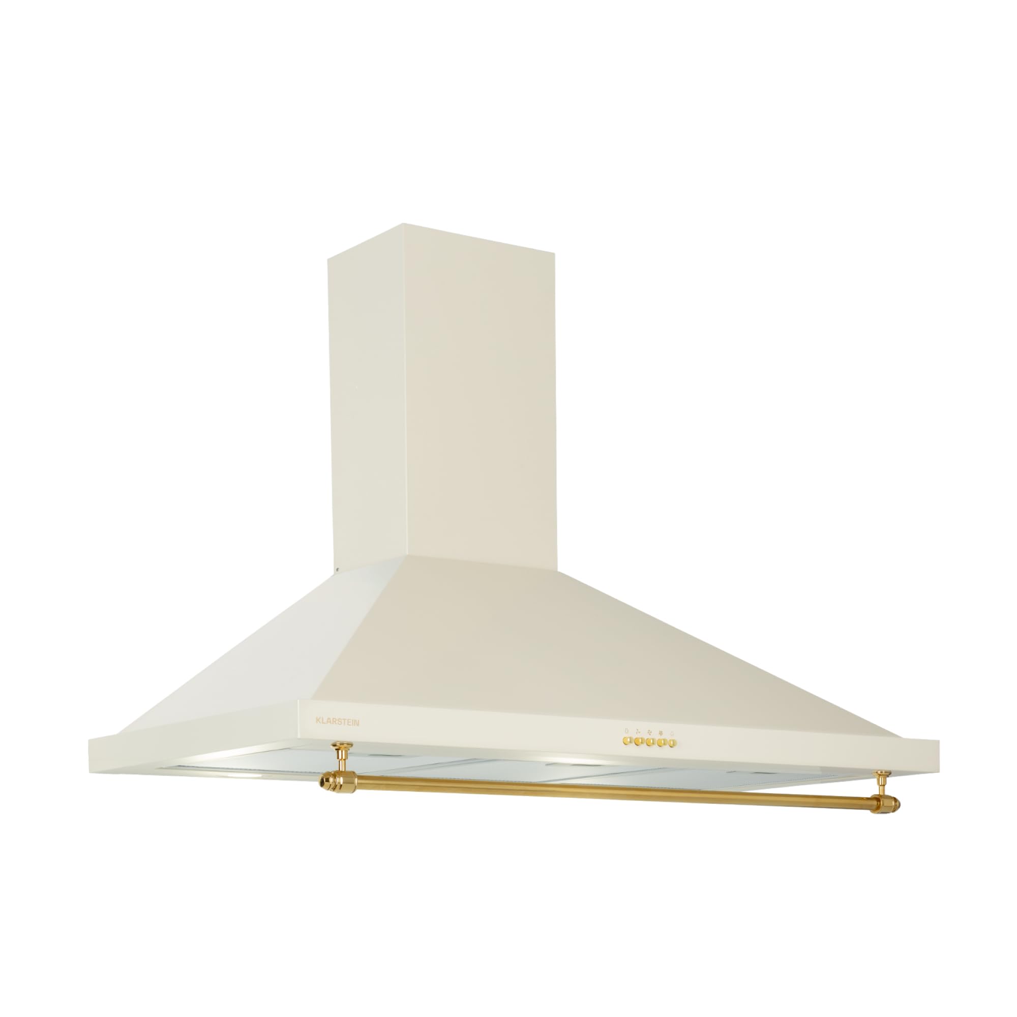 Klarstein Cappa Aspirante 90 cm, Cappa Cucina 90cm, Ventola Cappa Cucina in Acciaio Inox a Parete, 591.5m³/h, LED, Cappa Aspirante Filtrante Classe A, Cappa Aspirante Cucina con Filtro per Cappa