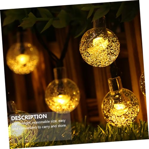 Luces LED Solares Burbuja 5m Exterior Patio Jardín miniatura 4