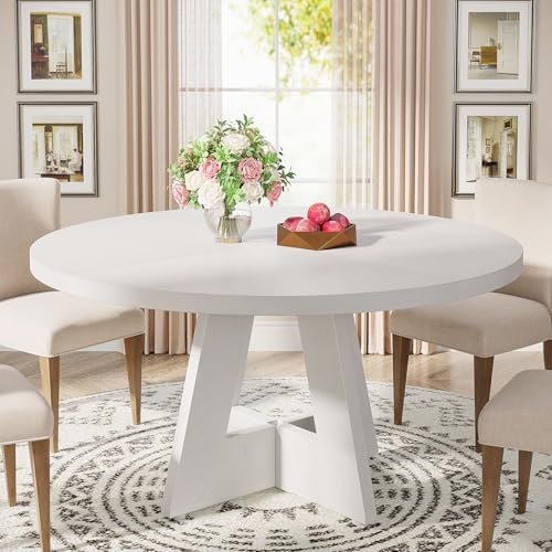 Tribesigns 47 inch Round Dining Table...