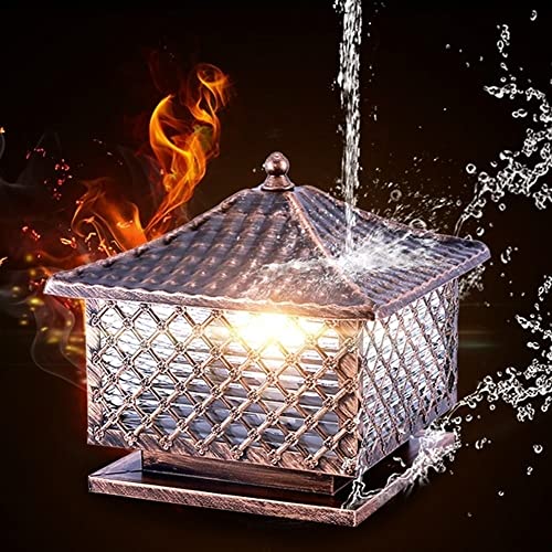 Lampe pilier pour terrasse étanche IP54 style européen