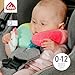 Fehn Nackenstütze Einhorn – Nackenkissen mit kleinem Rassel-Tier – Ergonomische Form des Nackenhörnchens stützt, entlastet und bietet sicheren Halt in Auto, Babyschale oder Kinderwagen