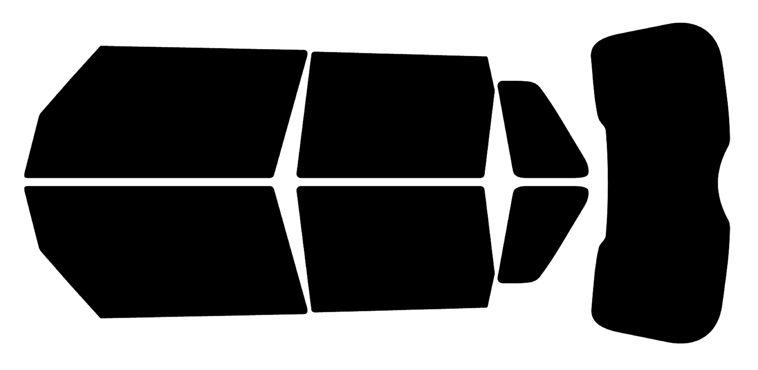 True Line Automotive Window Tint Film for Cars Compatible with Mini Cooper 4 Door Hardtop 2015-2023 - Customizable All Side and Back Windows - Car Window Tint - Pre Cut Window Tint for Car Windows