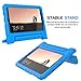 MoKo Case for Samsung Galaxy Tab A 8.0 2018 Sm-T387, Eva Kids Shock Proof Convertible Handle Light Weight Protective Cover Compatible with Samsung Galaxy Tab A 8.0 inch 2018 Release Tablet - Blue