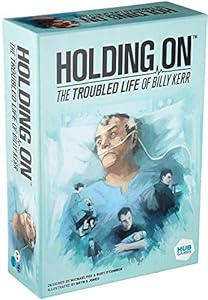 Hub Games Holding On The Troubled Life of Billy Kerr Board Game | Medical Mystery Game | Strategy Game | Cooperative Game for Adults | Ages 14+ | 2-4 Players | Avg. Playtime 40-60 Minutes | Hub Games