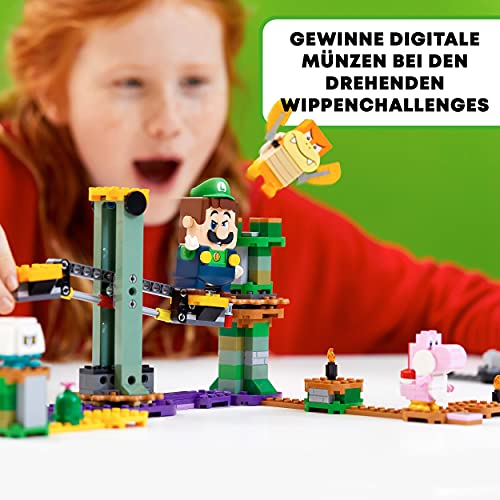 LEGO 71387 Super Mario Abenteuer mit Luigi – Starterset, Spielzeug mit einer interaktiven Figur, modulares Set, Geschenk zu Ostern für Kinder – Bild 6