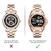 Diruite 3-Pack for Michael Kors Bradshaw Screen Protector, 2.5D 9H Hardness Tempered Glass Screen Protector for Michael Kors MKT5001 Smart Watch