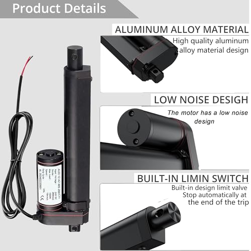 URANT Atuador Linear De 24 V E 8