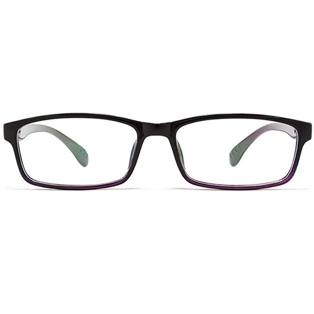 Occhiali Anti Luce Blu Occhiali Anti affaticamento degli Occhi Occhiali da Lettura Occhiali da Vista con Montatura Leggera for Uomo e Donna (Color : Black, Size : +3.5d)