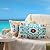 Outdoor Waterproof Throw Pillow Covers Set of 4 Floral Printed and Boho Farmhouse Outdoor Pillow Covers for Patio Funiture Garden 12x20 Inch Blue