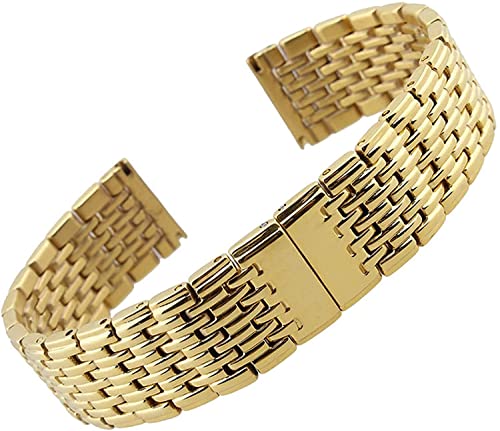 Bracelet de montre intelligente 22mm 20mm 18mm interchangeable à boucle papillon en métal