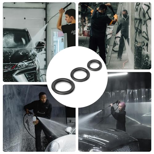 Dichtungsringe für Bosch Hochdruckreiniger Zubehör - O-Ringe für Bosch AQT Hochdruckreiniger, Dichtungsset für Schlauch, Lanze, Schnellstecker, für Bosch AQT Hochdruckreiniger-Ersatzteile (15 Stk)