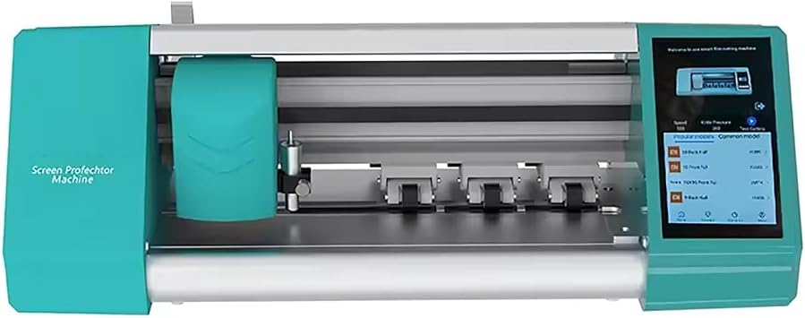 Intelligent Film Cutting Machine,Automatic Hydrogel Film Cutter, with 5.5 Inch Touch Screen and 12000+ Styles of Data, 10S Cutting Fast, Accurate Positioning, for Phones, Tablets, Watches
