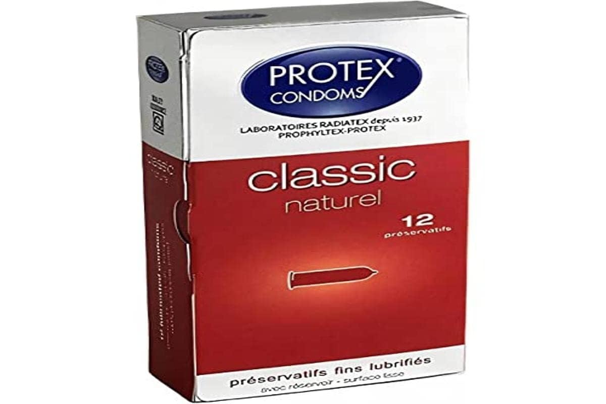 Protex Classic 12 Condoms, Natural