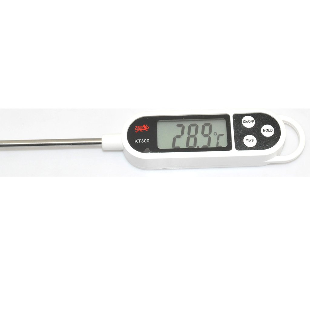 iKKEGOL Digital de bolsillo LCD termómetro pines para leche alimentos carne barbacoa cocina cocina Sonda