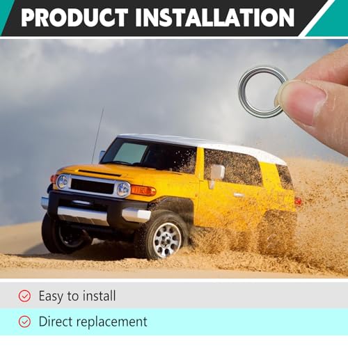 Image of 10PCS Transmission Drain Plug Gasket, Compatible with Lexus GX460 IS250 IS350 Toyota 4Runner Tacoma Tundra, Oil Drain Plug Steel Crush Gasket Replace 35178-30010