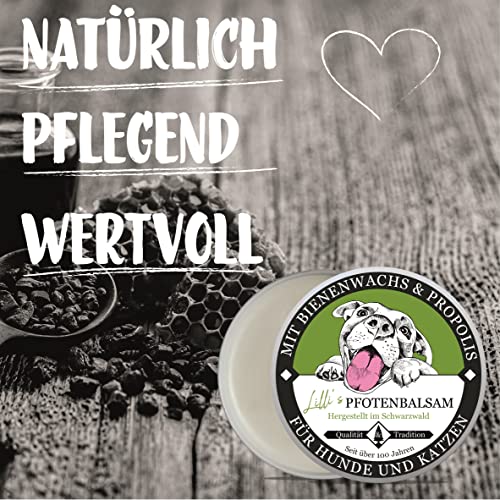 Lillis Naturlas Pfotenbalsam 100ml schützt im Winter vor EIS und Schnee und im Sommer vor heißem Asphalt