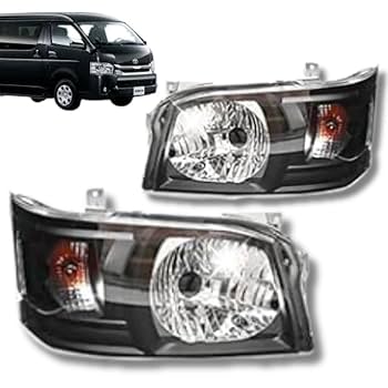 Amazon | MORASTYLE ヘッドライト トヨタ 200系 ハイエース 1型