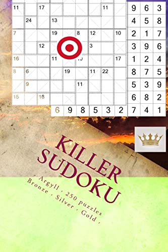 Killer Sudoku - Argyll - 250 puzzles Bronze - Silver - Gold - Vol. 171: 9 x 9 PITSTOP. Enjoy this excellent Sudoku.