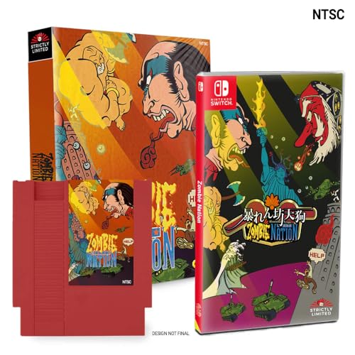 Abarenbo Tengu &amp; Zombie Nation (NSW) NES Compatible Game Bundle (NTSC) - LIMITED