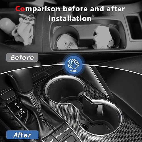 Portavasos de silicona para Toyota Camry 2018-2024, 2 piezas miniatura 2