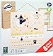 small foot Lernuhr mit Kalender „Educate“, Lernen von Uhrzeit, Wetter und Wochentagen, für Kinder ab 5 Jahren, 11625
