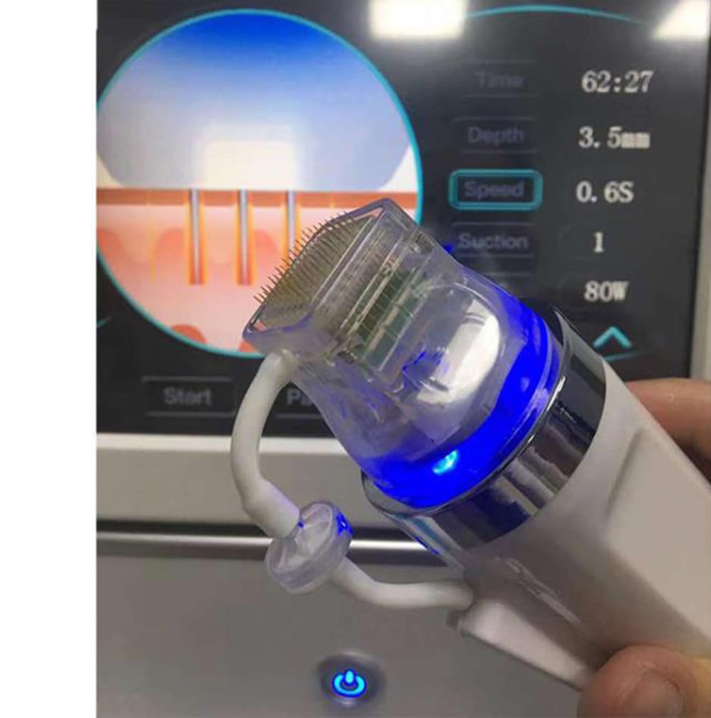 Cartucho de microagujas para máquina de belleza RF, 5 cabezales de repuesto desechables