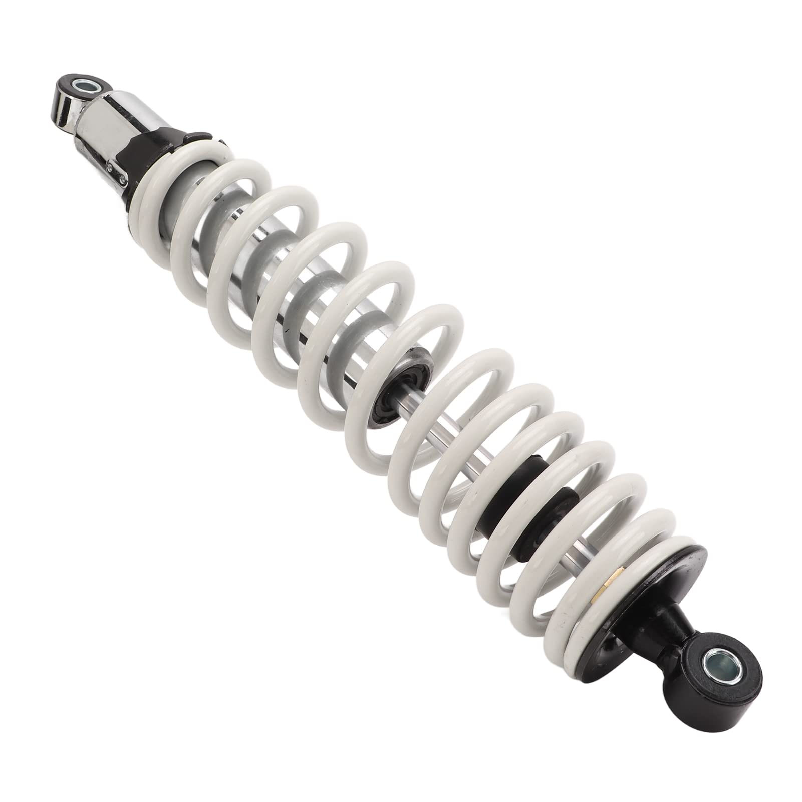 Tbest Amortyzator Zawieszenia Motocykla 380 Mm dla Roweru Gokartowego Atv Stal Stopowa o Wysokiej Twardości 5-sprężyna Zębata 10 Mm Otwór Montażowy Wodoodporny
