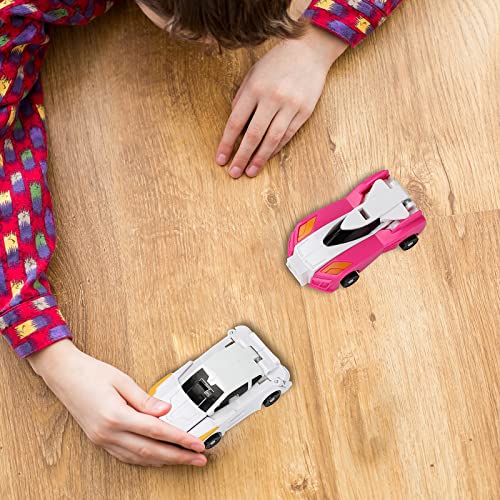 Dahom Transformin Robot, Toddler Transforming Action Figure Robot Vehicle Set, 2Pcs Transforming Car-Robot For Kids - Magnetic Toys With Durable Connectors, Automatically Car Toy #TOP5