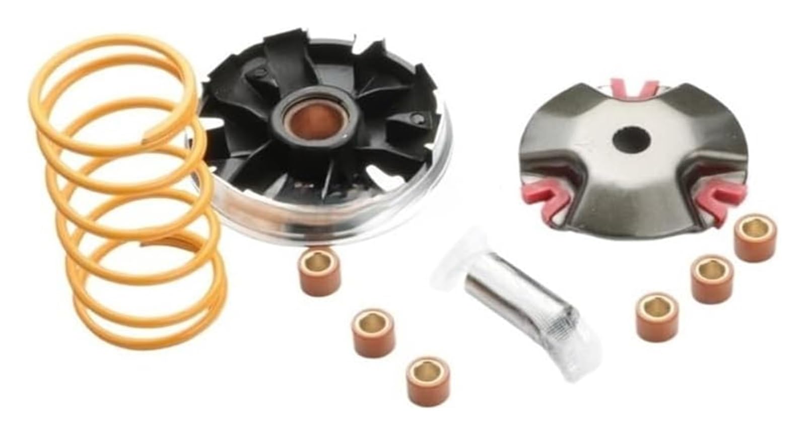 Set variatore da 18 mm con rulli 7 grammo molle di torsione 1500 giri/min e 2000, compatibile motori for scooter Minarelli a 2 tempi JOG50 Zuma50 1E40QMB(1500 Rpm)