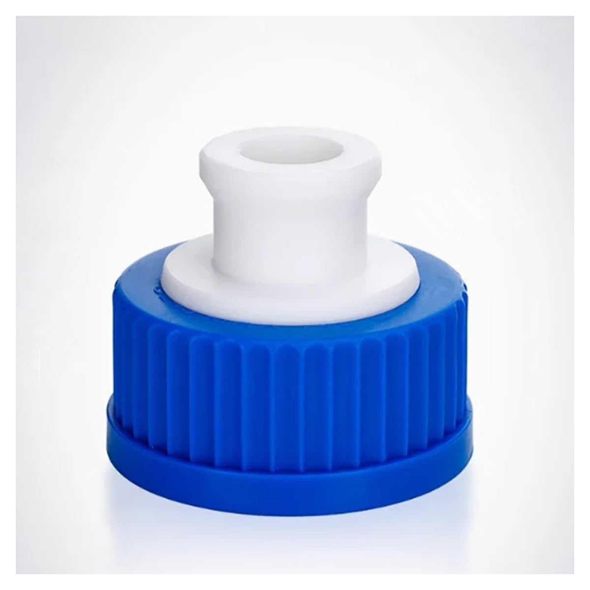 Équipements et fournitures de laboratoire Adaptateur GL45, port à vis standard 14/19/24/29, bouchon bleu, adaptateur for bouteille, matériau épaissi