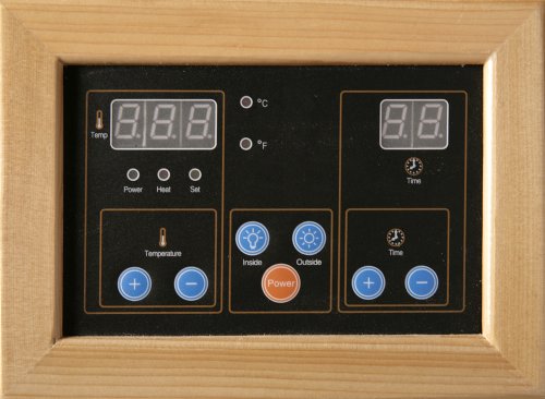 Sa2420Dx Tuscon Monticello 4 Person Infrared Sauna With 10 Carbon Heaters E-Z Touch Control Panel Oxygen Ionizer Chromotherapy System Recessed Interior Lighting And Built-In Sound System #TOP4