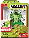 Dissect-It Simulated Synthetic Lab Dissection STEM Toy, Kids' Home Learning Science Project, Great for Young Scientists! - Frog