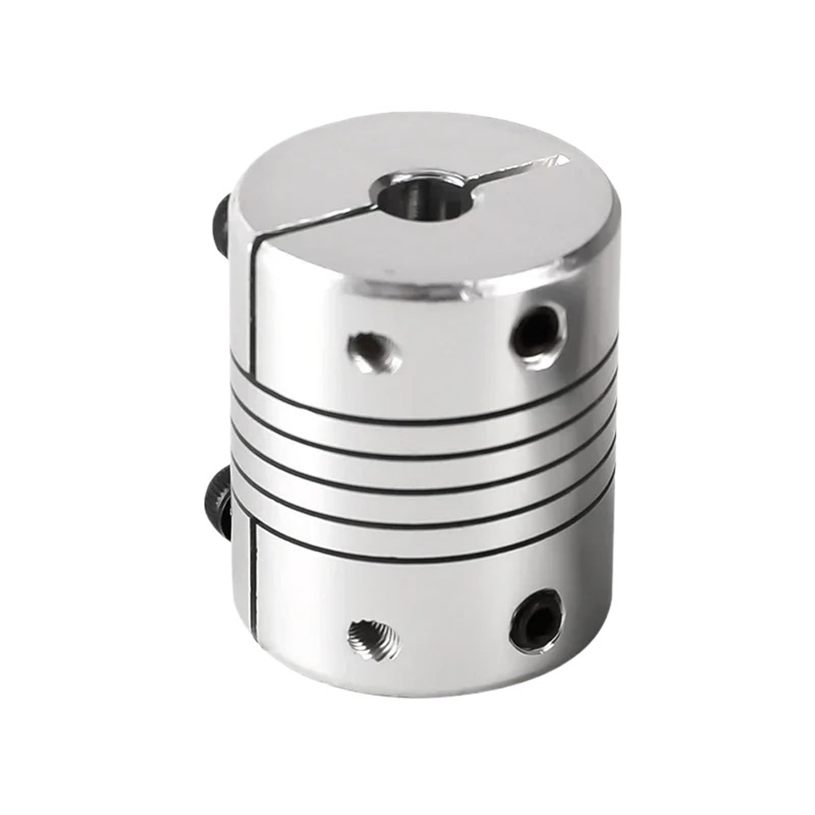 Giunto di serraggio rigido in alluminio 6mm/8mm/10mm/12mm/14mm/15mm/16mm Giunto for albero in alluminio Accoppiatore flessibile Connettore motore for stampante 3D Servo passo-passo(8mm-12mm)