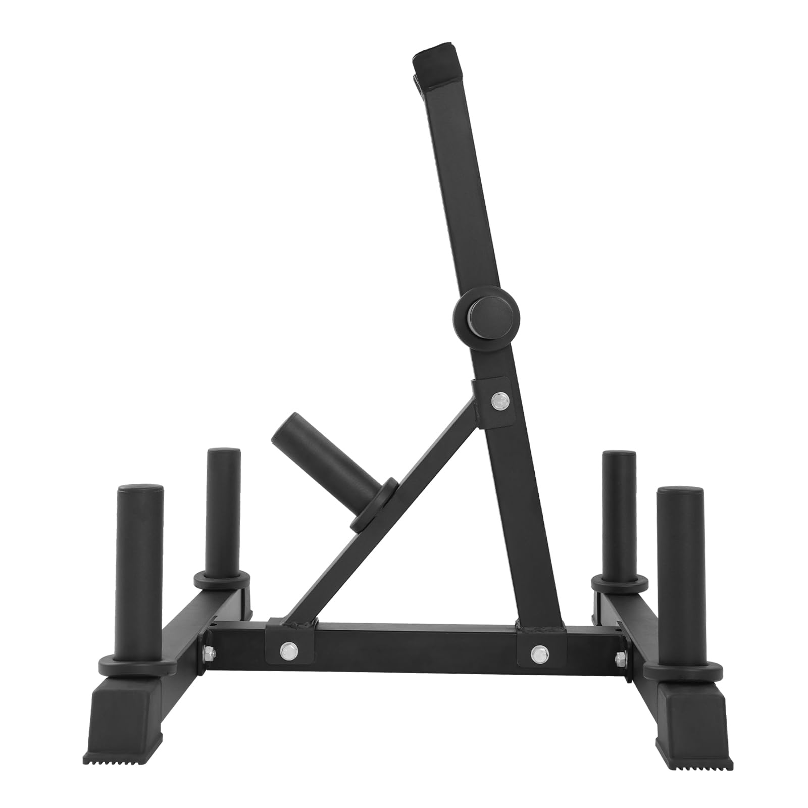 Soporte para discos de pesas: 7 barras, con soporte de disco de 50 mm, soporta hasta 300 kg, soporte de peso multifuncional