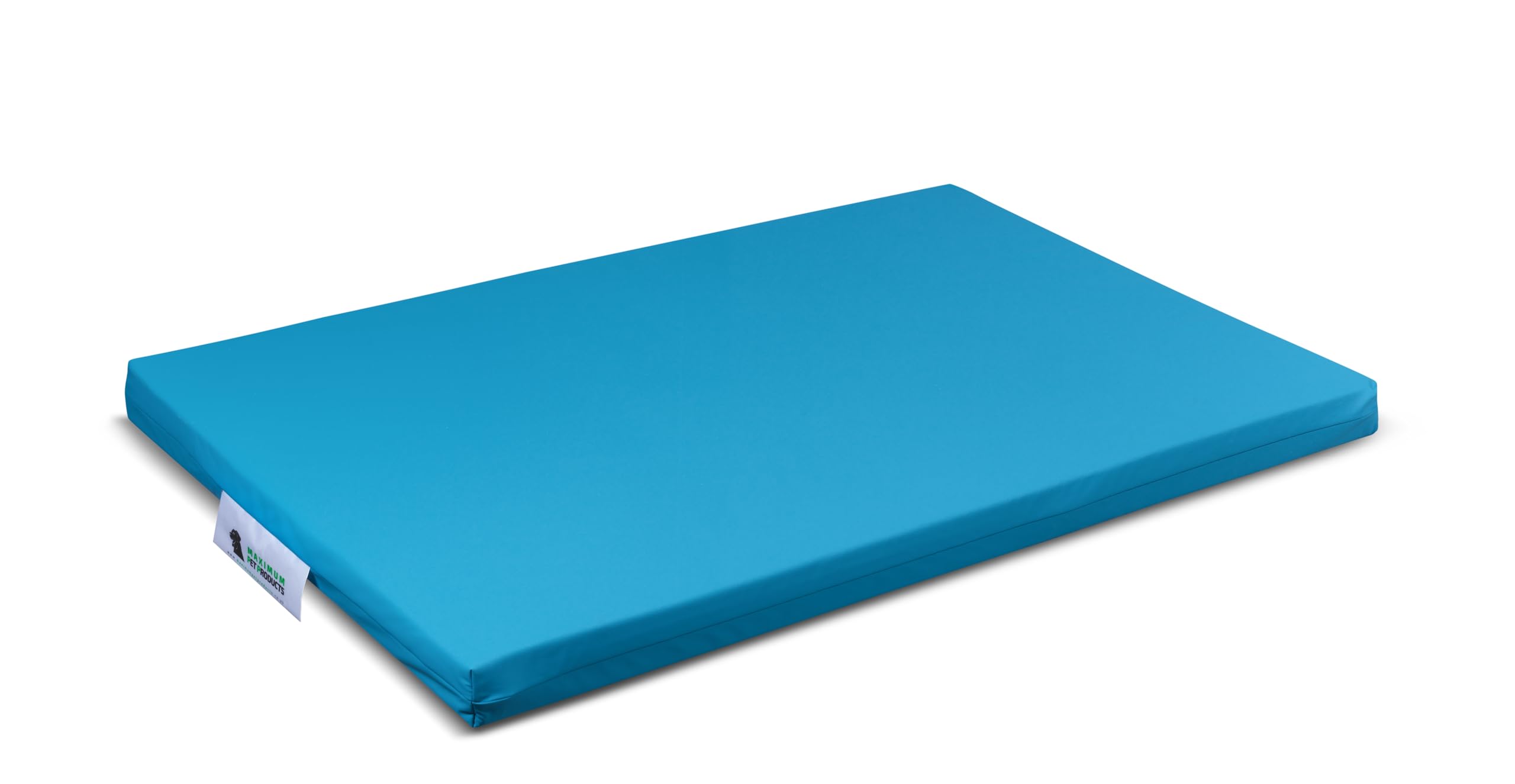 Maximum Pet Products Letto ortopedico per cani in memory foam, impermeabile, supporto terapeutico, con copertura lavabile con cerniera (blu oceano, 60 cm x 45 cm x 5 cm)
